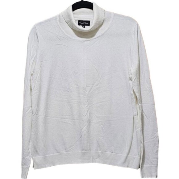 French Mason Turtleneck Sweater, White,‎ Size 5 - Picture 1 of 8